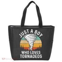 Funny Tornado Storm Chasing Twister Hurricane Boys Tote Bag thumb 0