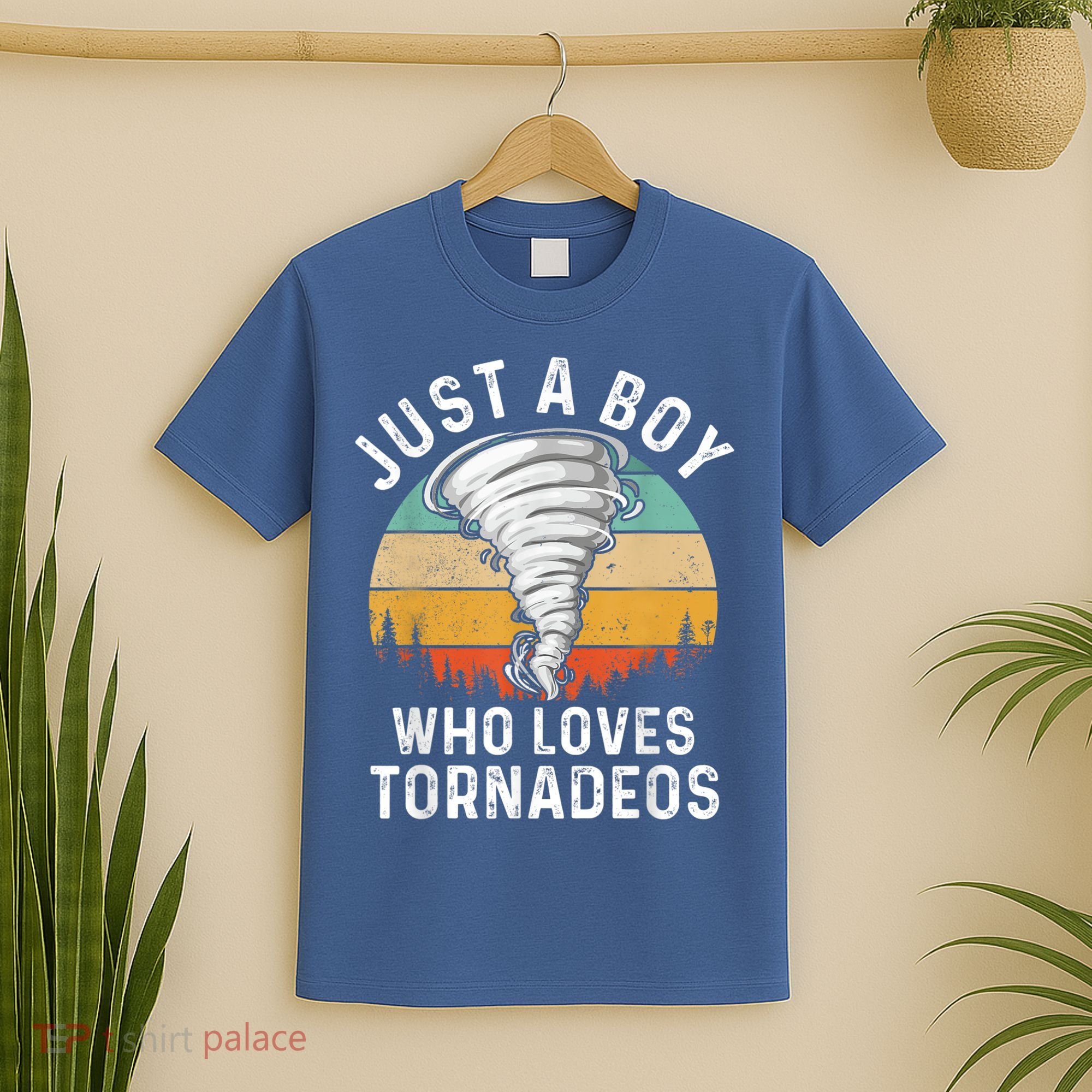 Funny Tornado Storm Chasing Twister Hurricane Boys T-Shirt