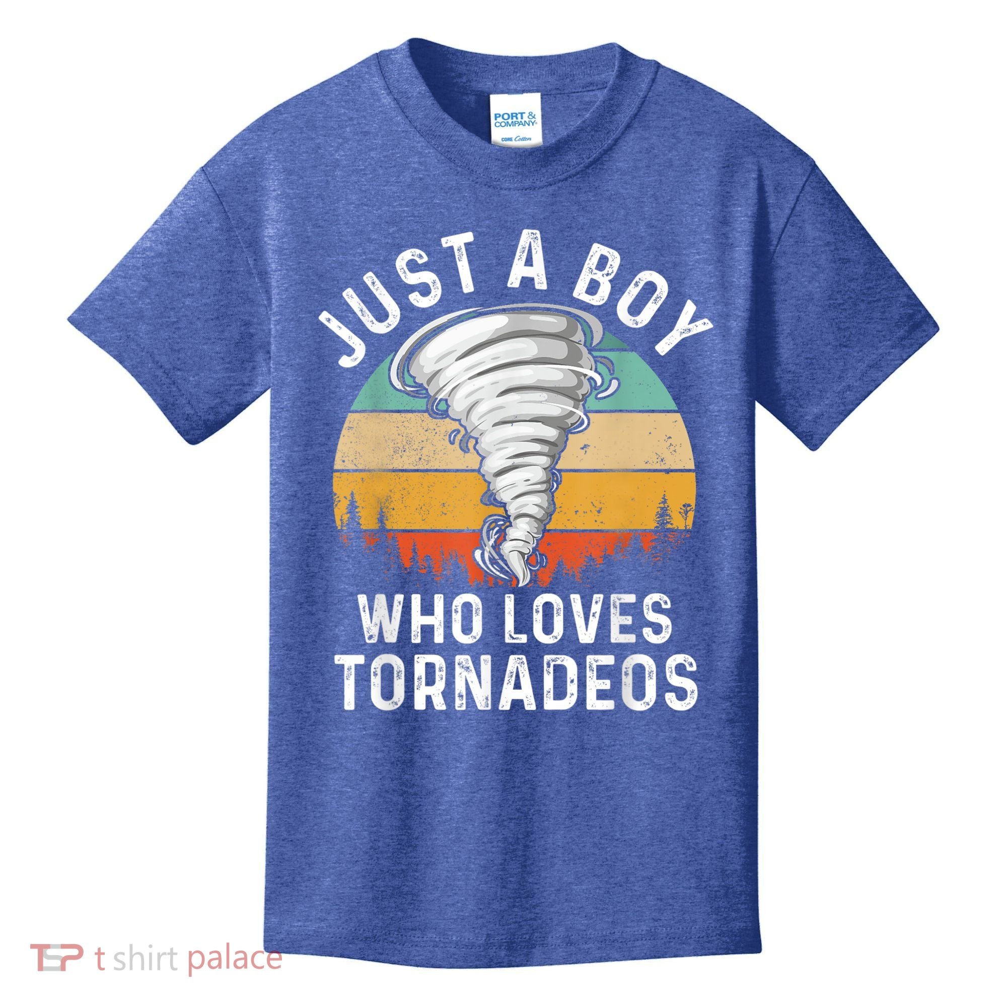 Funny Tornado Storm Chasing Twister Hurricane Boys Kids T-Shirt