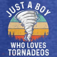 Funny Tornado Storm Chasing Twister Hurricane Boys Kids T-Shirt thumb 4