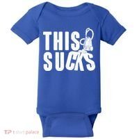 Funny This Sucks Vacuum Cleaner Baby Bodysuit thumb 0