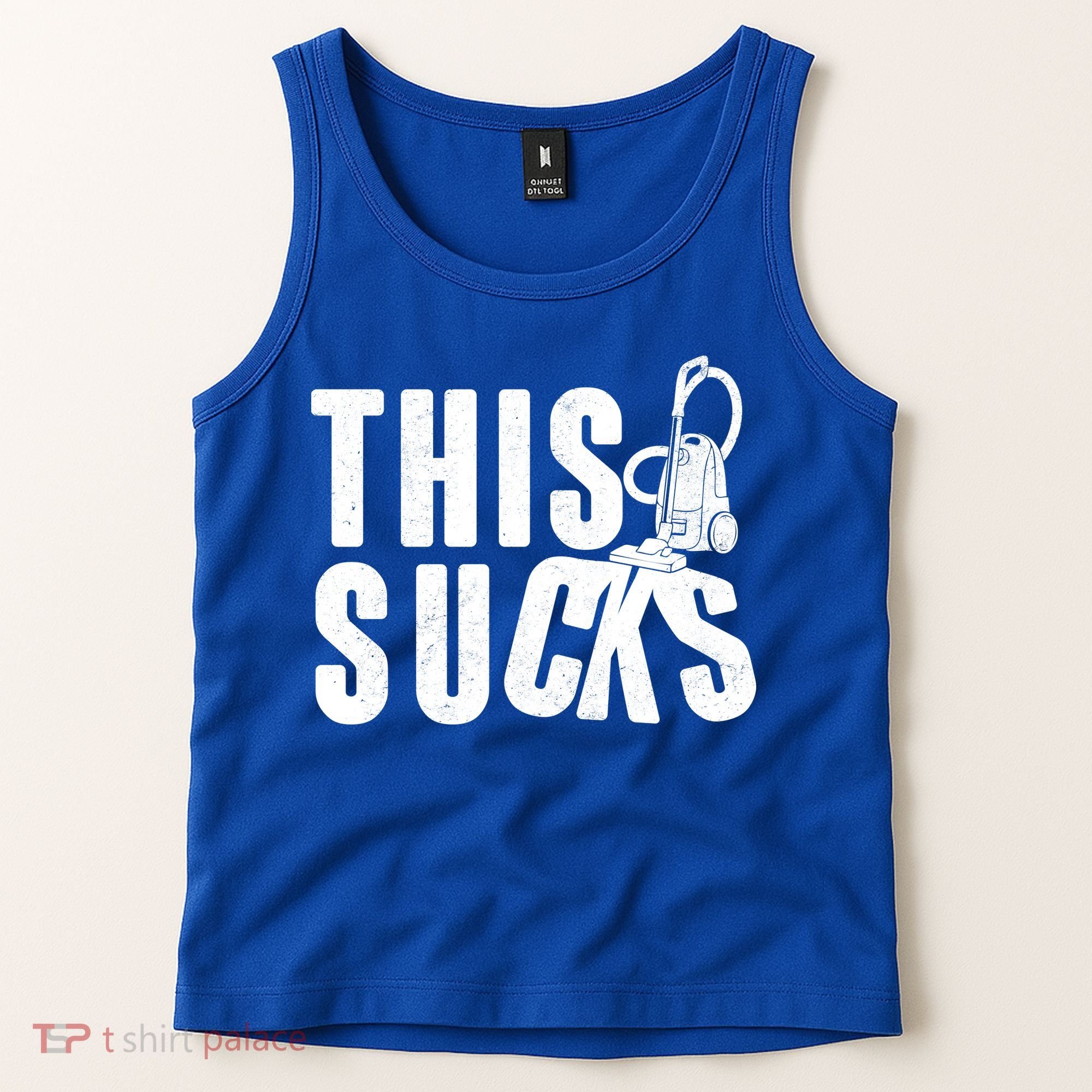Funny This Sucks Vacuum Cleaner Tank Top