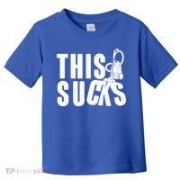 Funny This Sucks Vacuum Cleaner Toddler T-Shirt thumb 0