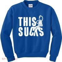 Funny This Sucks Vacuum Cleaner Kids Sweatshirt thumb 0