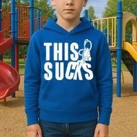 Funny This Sucks Vacuum Cleaner Kids Hoodie thumb 2