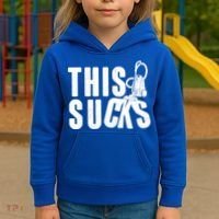 Funny This Sucks Vacuum Cleaner Kids Hoodie thumb 3