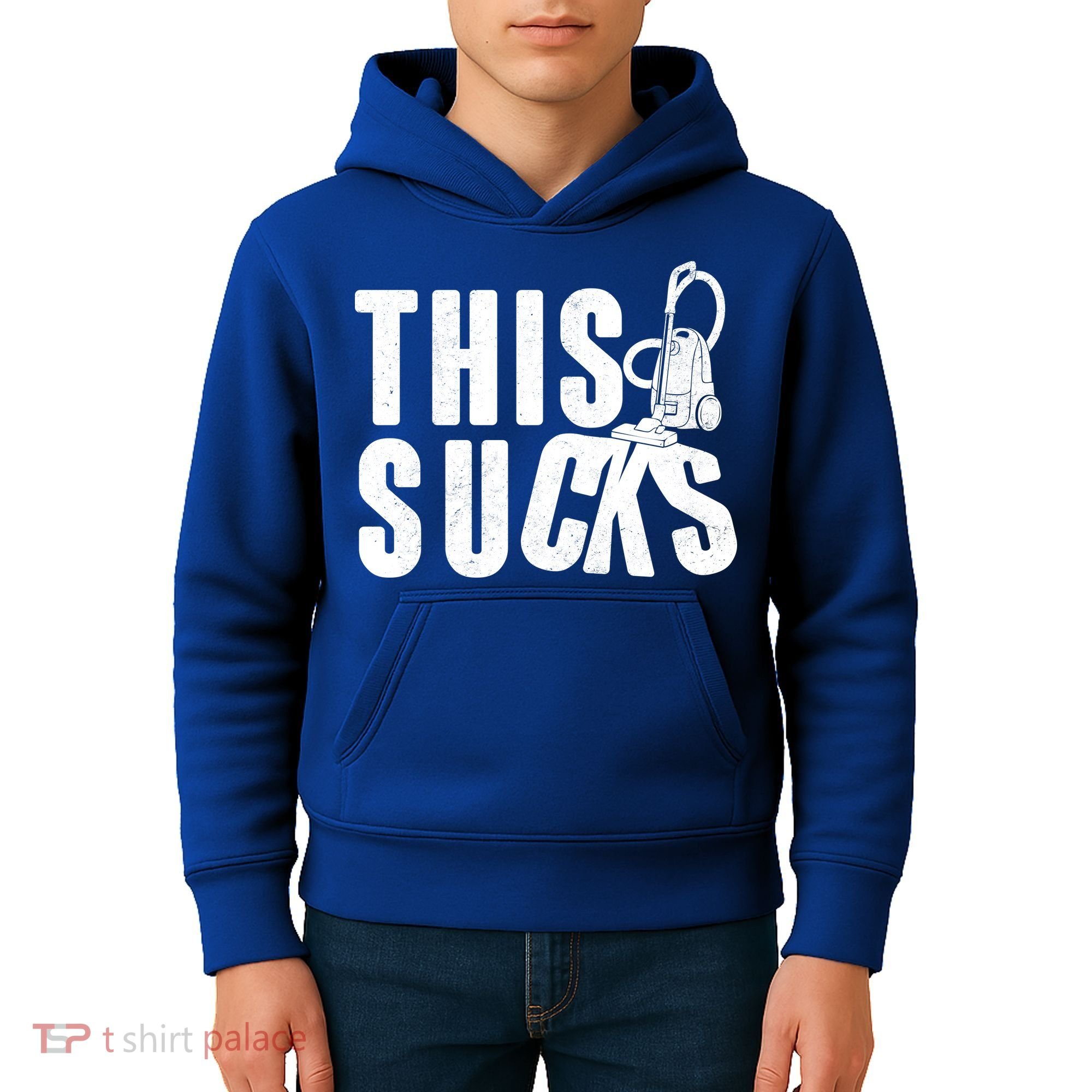 Funny This Sucks Vacuum Cleaner Kids Hoodie