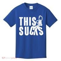 Funny This Sucks Vacuum Cleaner Kids T-Shirt thumb 0