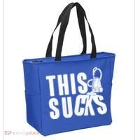 Funny This Sucks Vacuum Cleaner Tote Bag thumb 2