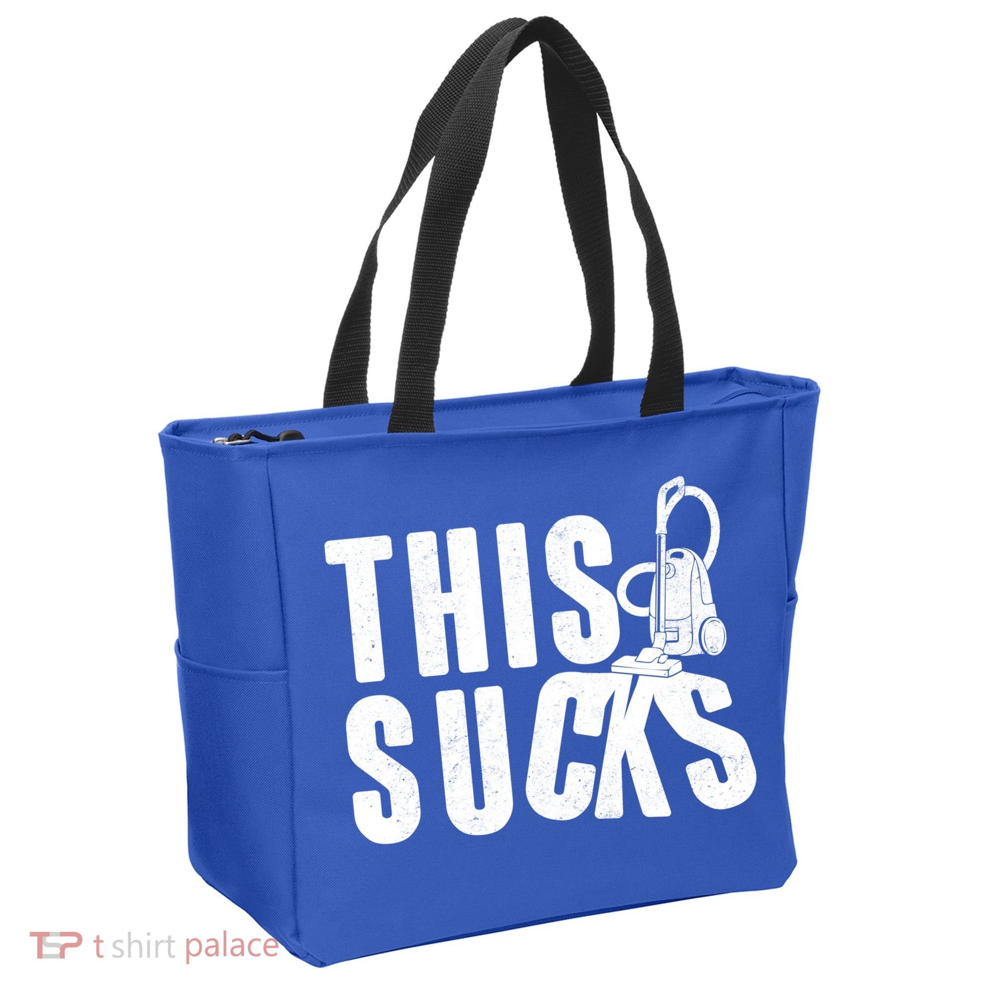 Funny This Sucks Vacuum Cleaner Tote Bag