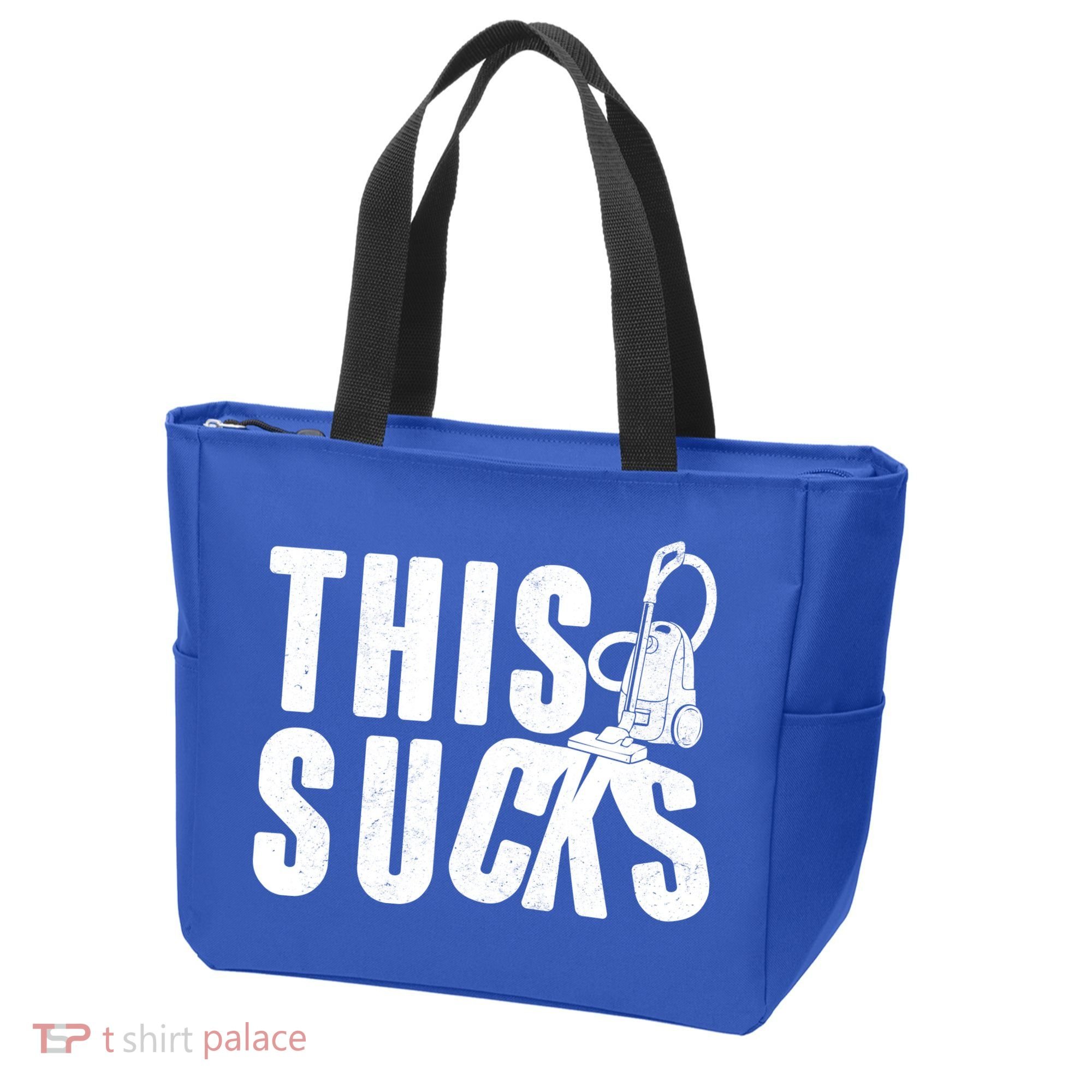 Funny This Sucks Vacuum Cleaner Tote Bag