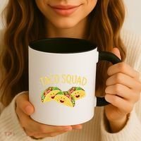 Funny Taco Squad Cute Mexican Food Lover Coffee Mug thumb 3