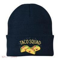 Funny Taco Squad Cute Mexican Food Lover Beanie thumb 0