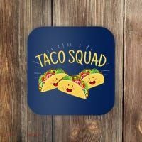 Funny Taco Squad Cute Mexican Food Lover Coaster thumb 0
