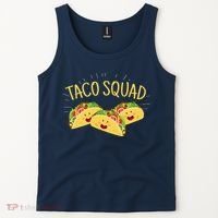 Funny Taco Squad Cute Mexican Food Lover Tank Top thumb 2