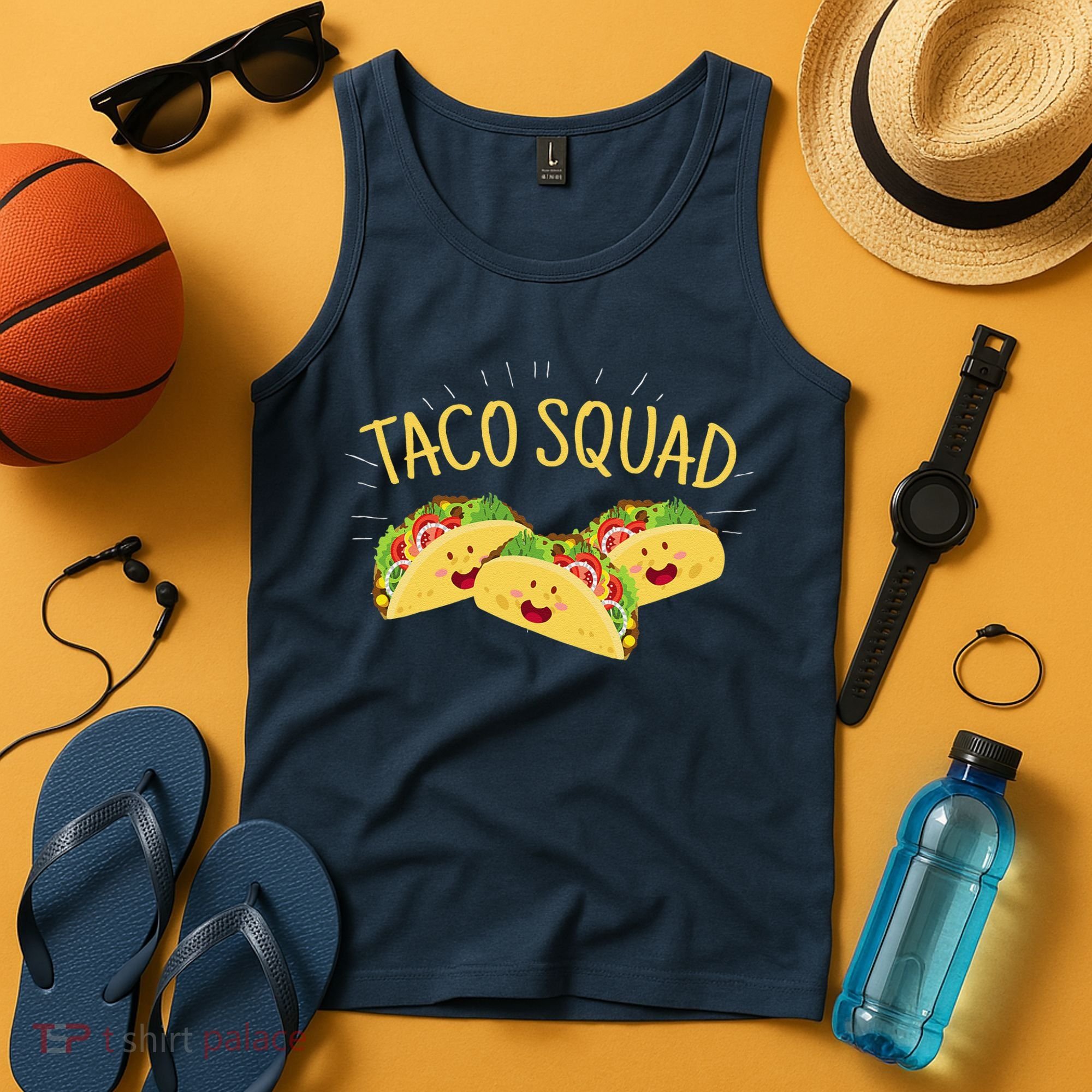 Funny Taco Squad Cute Mexican Food Lover Tank Top