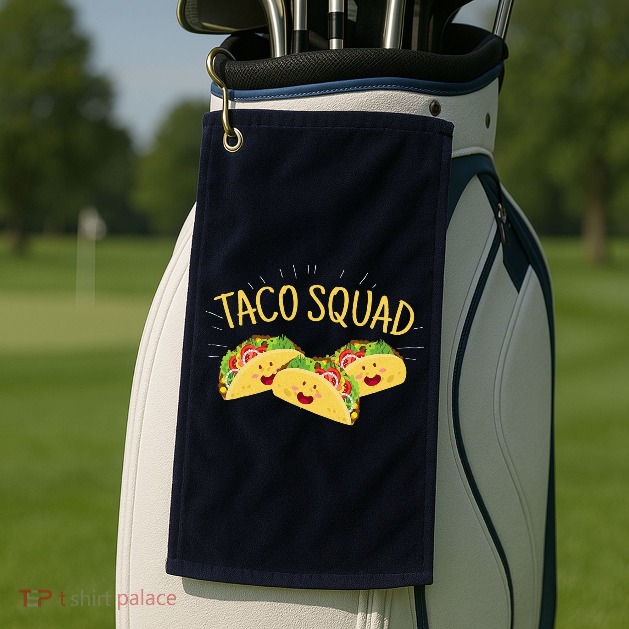 Funny Taco Squad Cute Mexican Food Lover Golf Towel