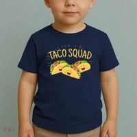 Funny Taco Squad Cute Mexican Food Lover Toddler T-Shirt thumb 2
