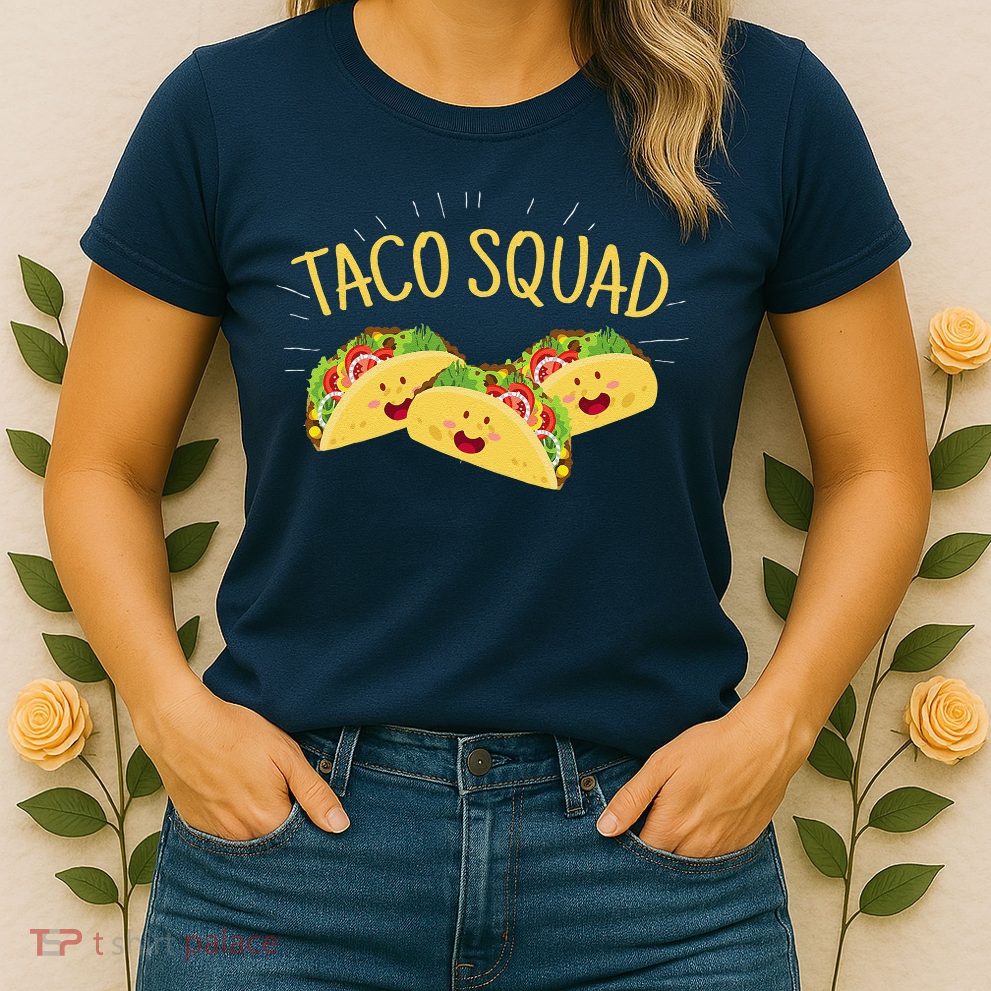 Funny Taco Squad Cute Mexican Food Lover Women's T-Shirt