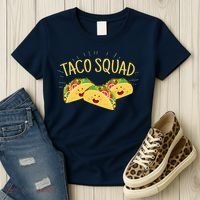 Funny Taco Squad Cute Mexican Food Lover Women's T-Shirt thumb 3