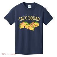 Funny Taco Squad Cute Mexican Food Lover Kids T-Shirt thumb 0