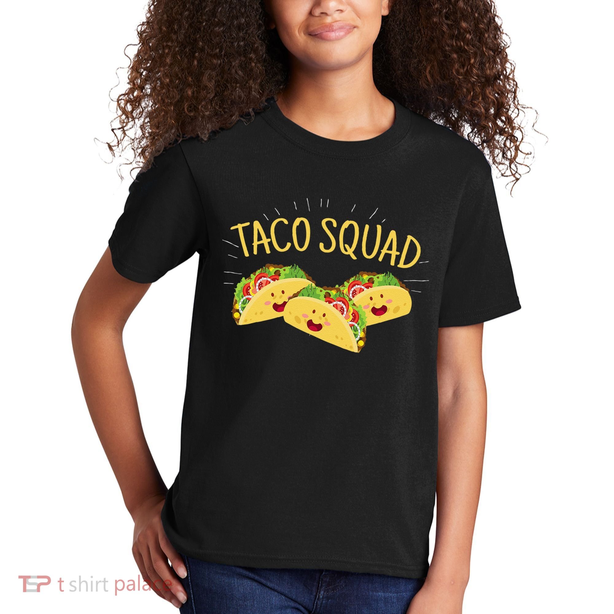 Funny Taco Squad Cute Mexican Food Lover Kids T-Shirt