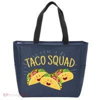 Funny Taco Squad Cute Mexican Food Lover Tote Bag thumb 0