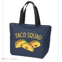 Funny Taco Squad Cute Mexican Food Lover Tote Bag thumb 3