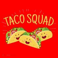 Funny Taco Squad Cute Mexican Food Lover Santa Hat thumb 1