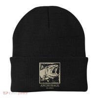 Fishing Town Souvenir Anchorage Alaska Gift Beanie thumb 0