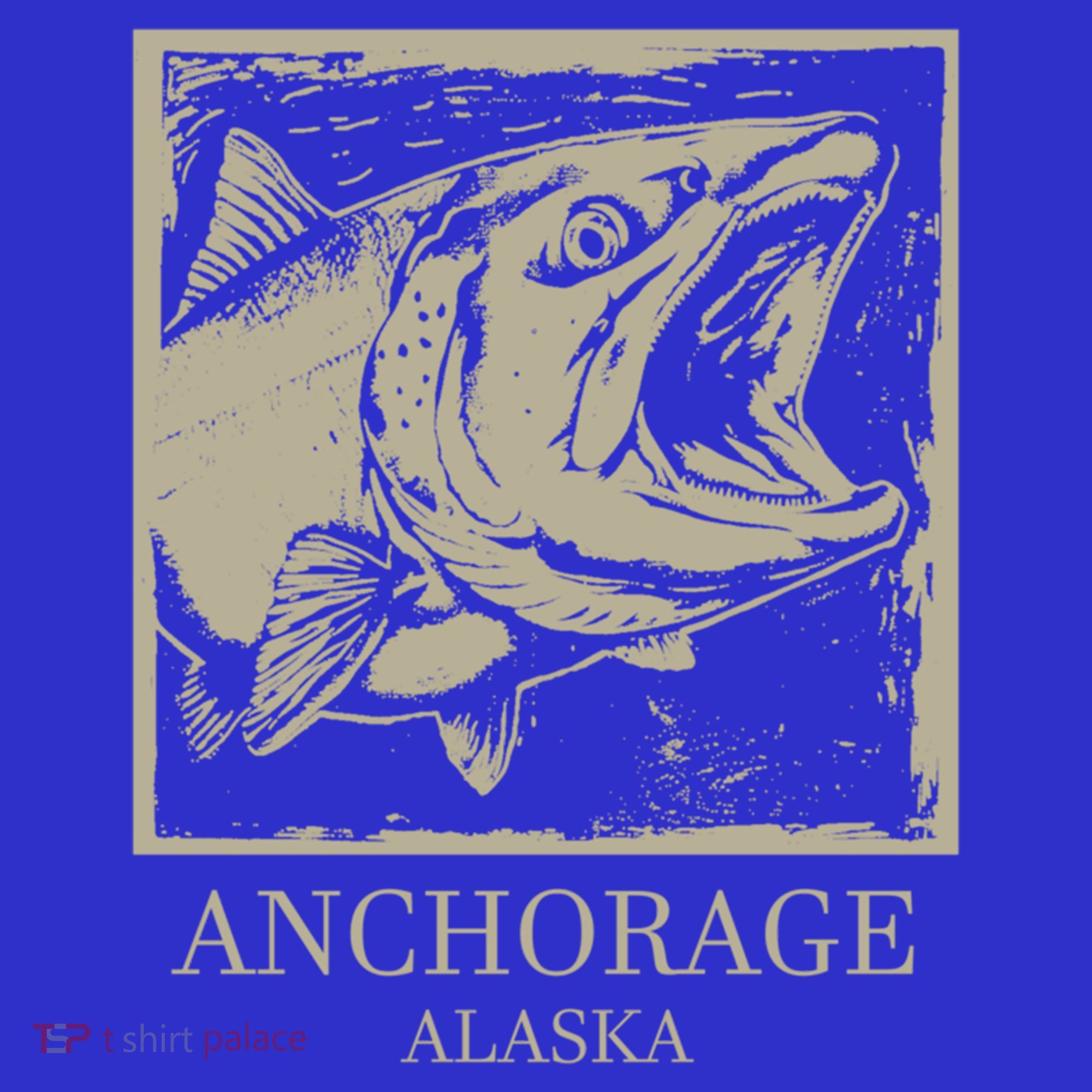 Fishing Town Souvenir Anchorage Alaska Gift Apron