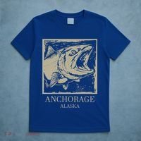 Fishing Town Souvenir Anchorage Alaska Gift T-Shirt thumb 5
