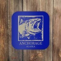 Fishing Town Souvenir Anchorage Alaska Gift Coaster thumb 0