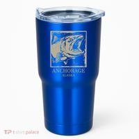 Fishing Town Souvenir Anchorage Alaska Gift Tumbler thumb 0