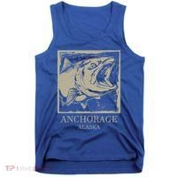 Fishing Town Souvenir Anchorage Alaska Gift Tank Top thumb 0