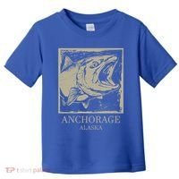 Fishing Town Souvenir Anchorage Alaska Gift Toddler T-Shirt thumb 0