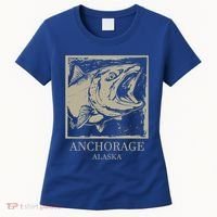 Fishing Town Souvenir Anchorage Alaska Gift Women's T-Shirt thumb 0