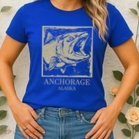 Fishing Town Souvenir Anchorage Alaska Gift Women's T-Shirt thumb 2