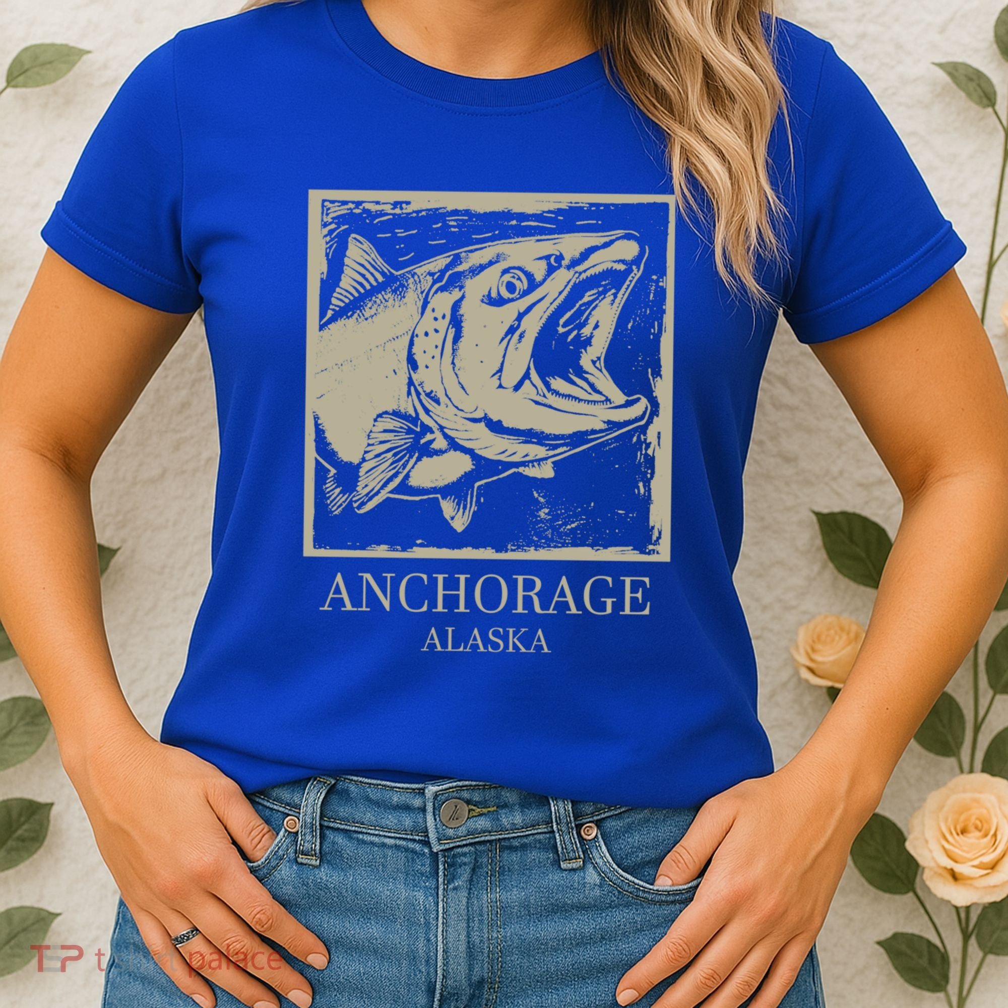 Fishing Town Souvenir Anchorage Alaska Gift Women's T-Shirt