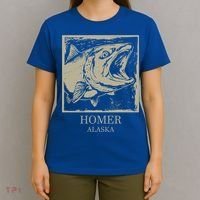 Fishing Town Souvenir Homer Alaska Cute Gift T-Shirt thumb 4