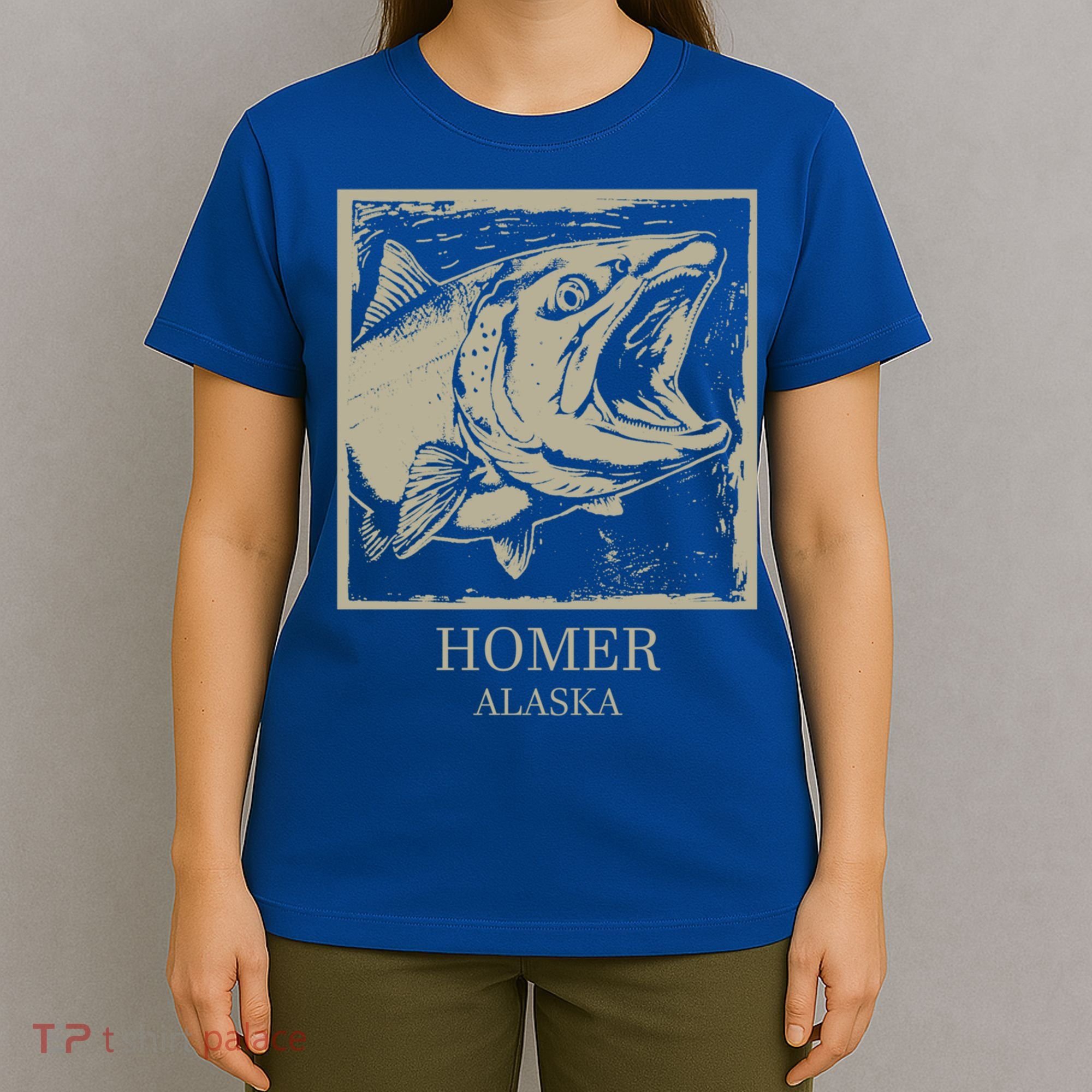 Fishing Town Souvenir Homer Alaska Cute Gift T-Shirt