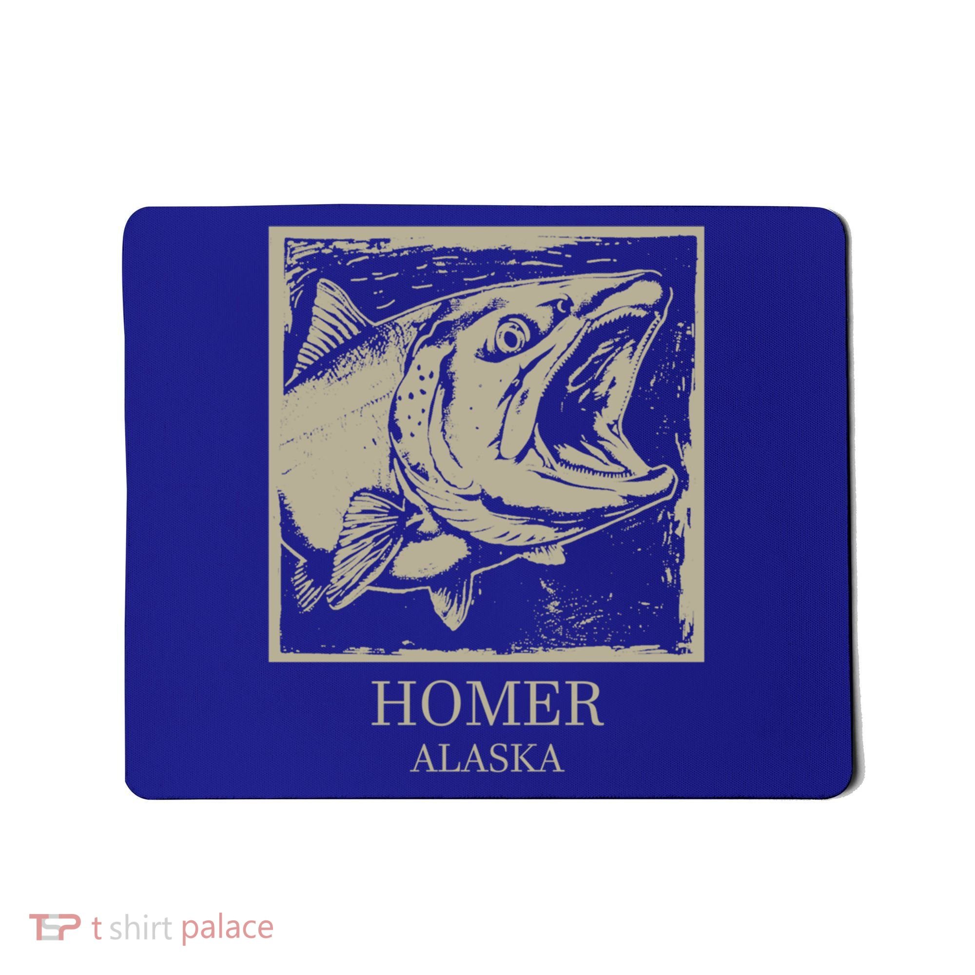 Fishing Town Souvenir Homer Alaska Cute Gift Mousepad
