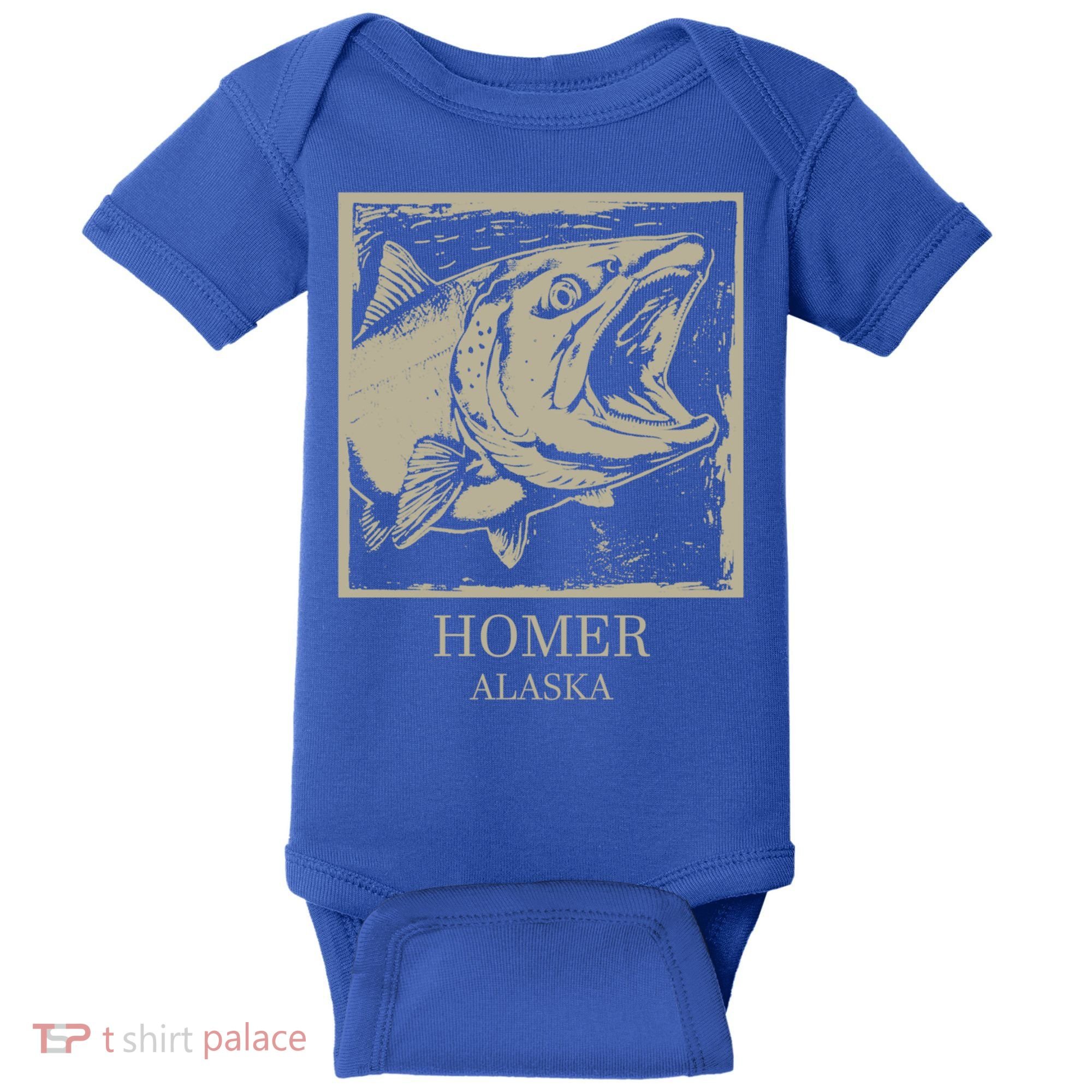 Fishing Town Souvenir Homer Alaska Cute Gift Baby Bodysuit