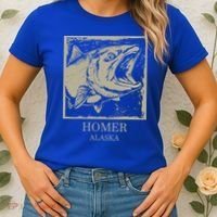 Fishing Town Souvenir Homer Alaska Cute Gift Women's T-Shirt thumb 2