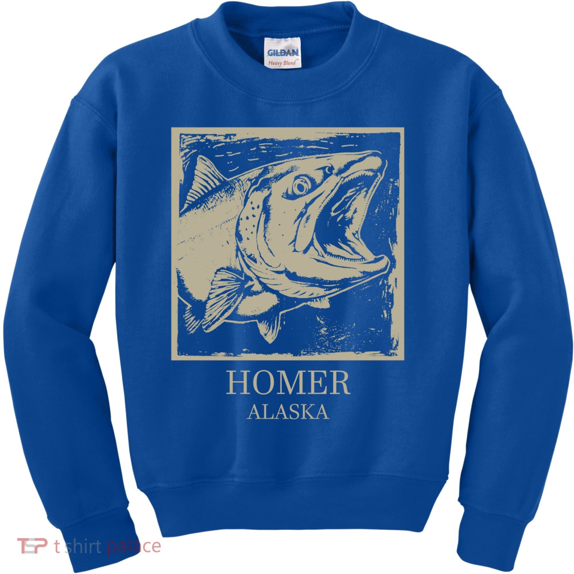 Fishing Town Souvenir Homer Alaska Cute Gift Kids Sweatshirt