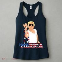 Funny Trump Salt Merica Freedom 4th Of July Women's Tank Top thumb 3
