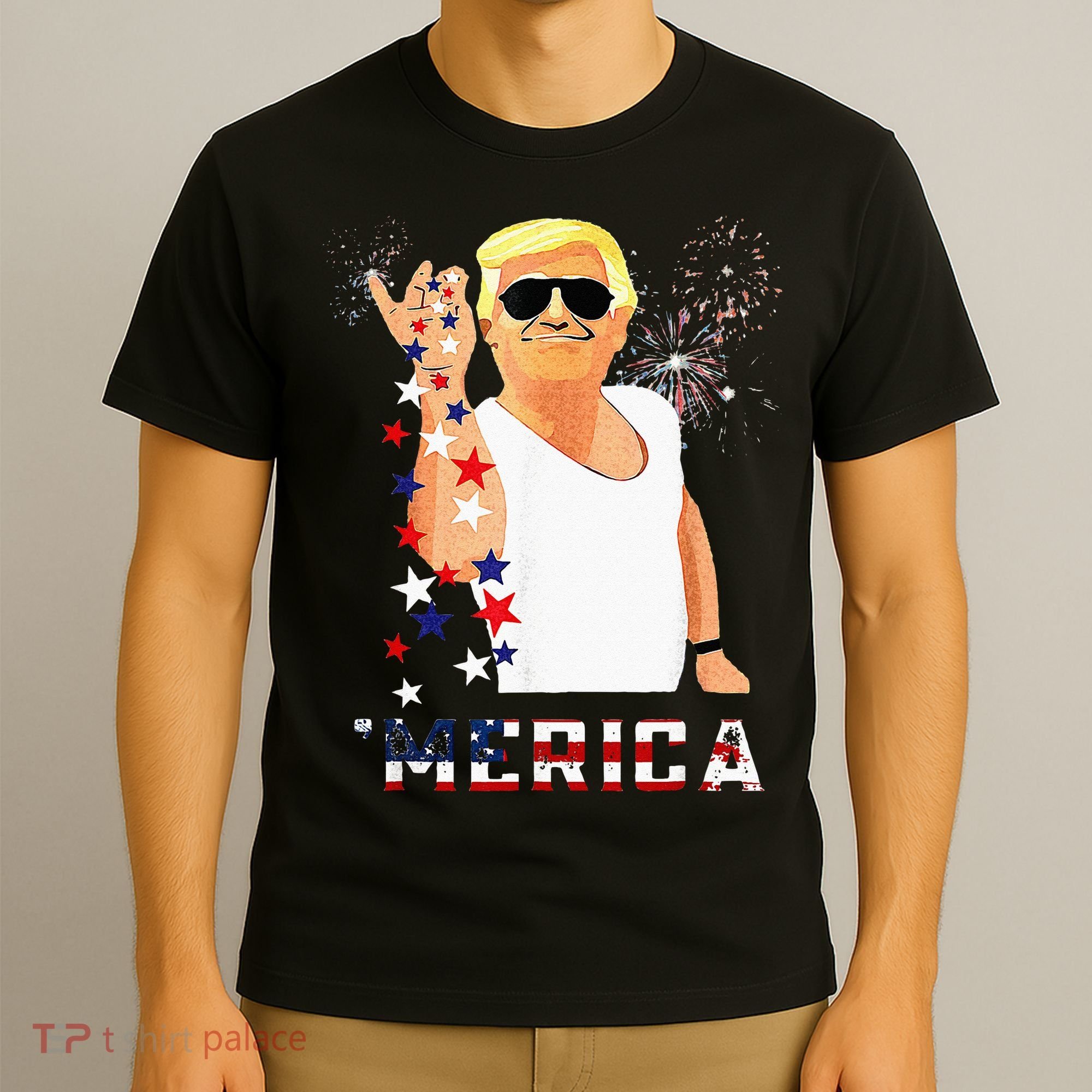 Funny Trump Salt Merica Freedom 4th Of July Gifts T-Shirt