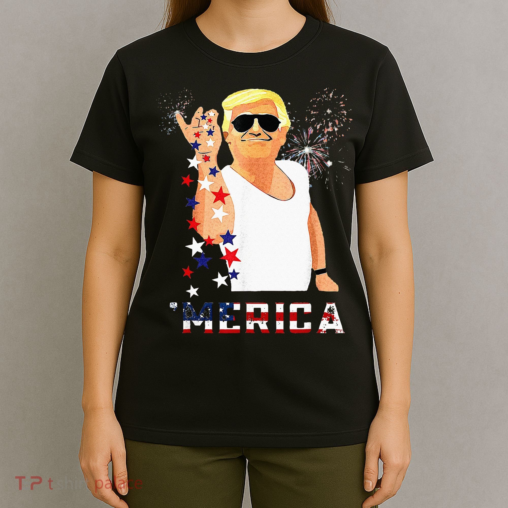 Funny Trump Salt Merica Freedom 4th Of July Gifts T-Shirt