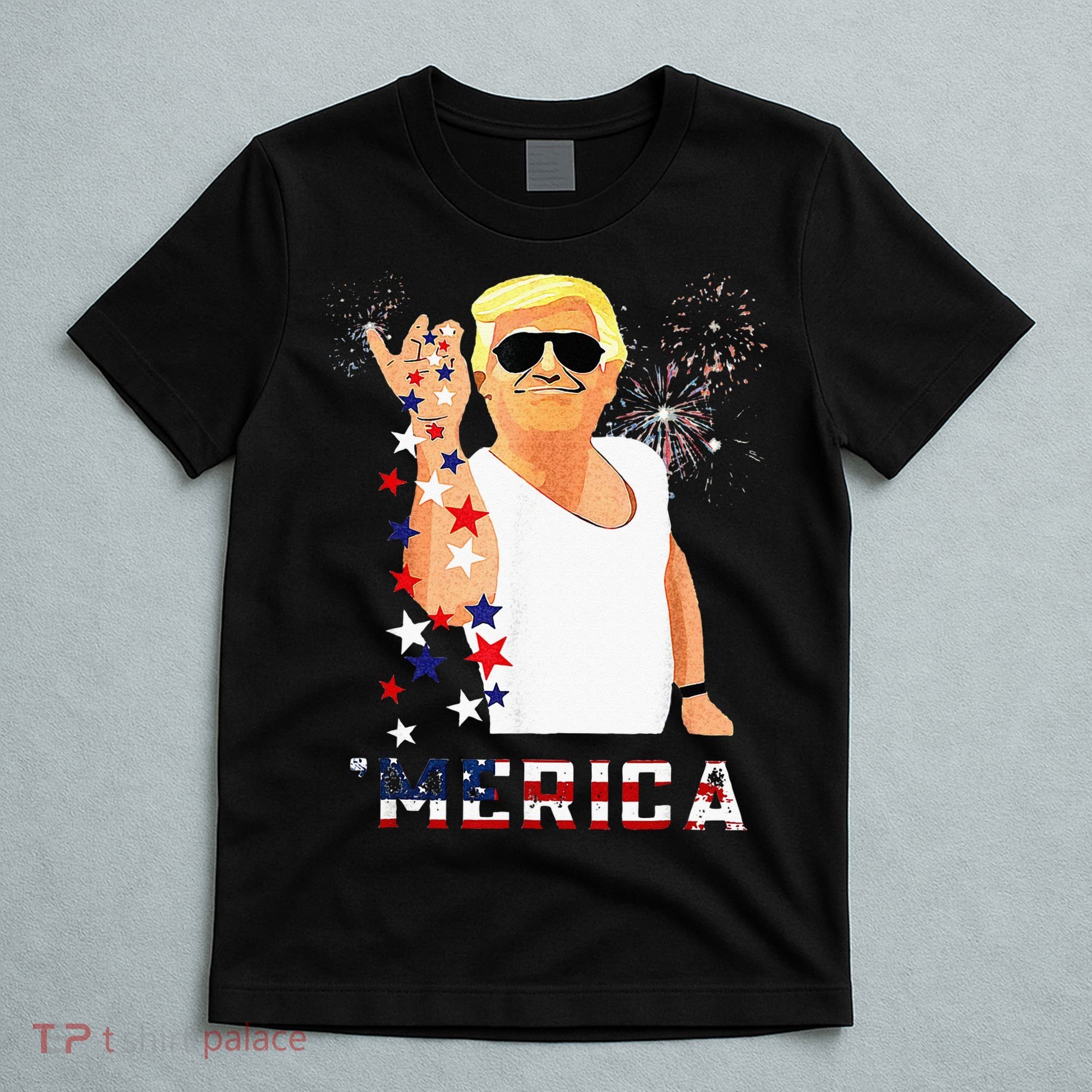 Funny Trump Salt Merica Freedom 4th Of July Gifts T-Shirt
