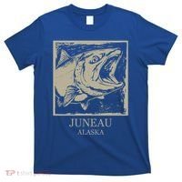 Fishing Town Souvenir Juneau Alaska Gift T-Shirt thumb 0